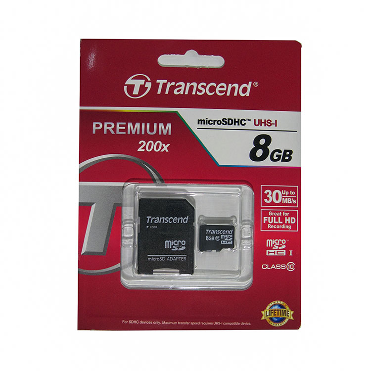 Transcend MicroSDHC 8Gb Cl.10 Premium