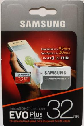 Samsung MicroSDHC 32Gb Cl.10 EVO Plus 