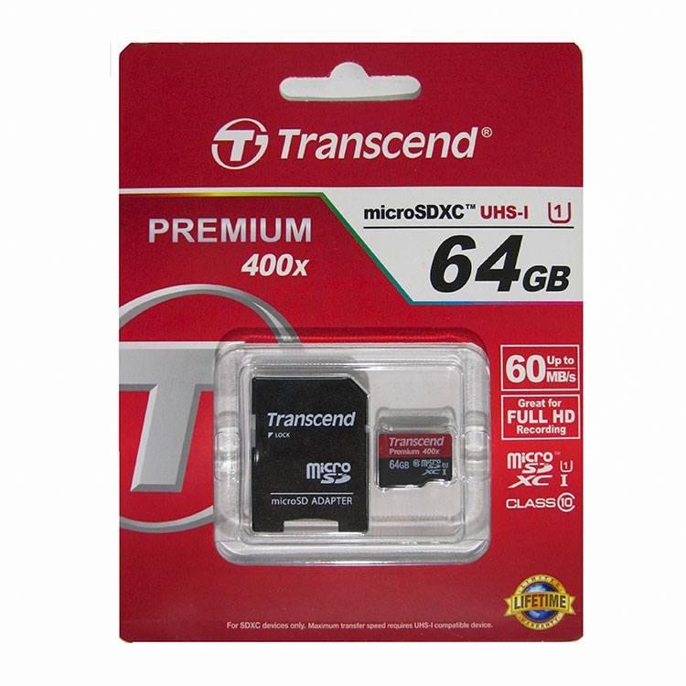 Transcend MicroSDHC 64Gb Cl.10 Premium