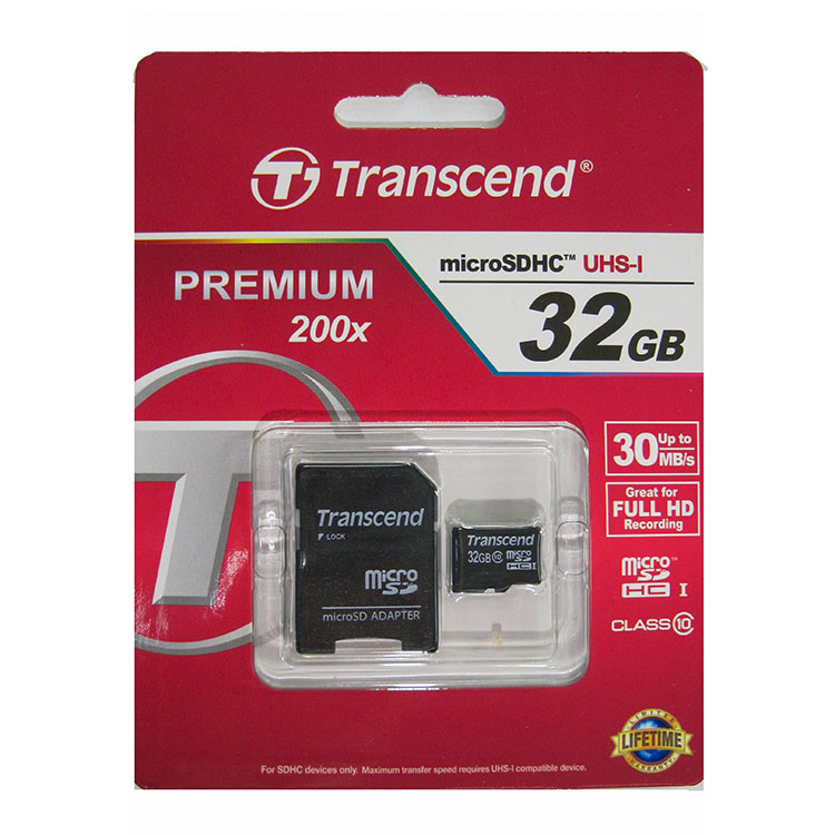 Transcend MicroSDHC 32Gb Cl.10 Premium